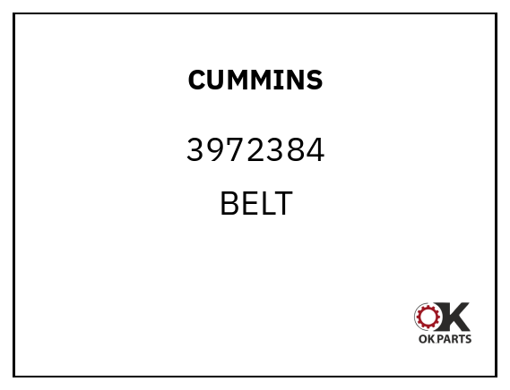 CUMMINS 3972384 BELT