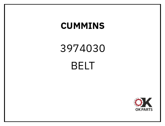 CUMMINS 3974030 BELT