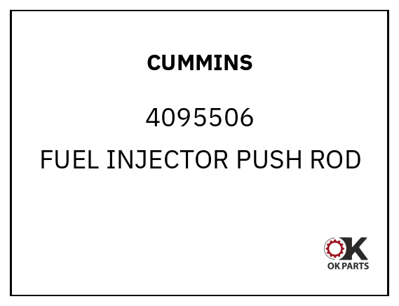 CUMMINS 4095506 FUEL INJECTOR PUSH ROD