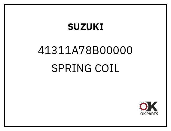 SUZUKI 41311A78B00000 SPRING COIL