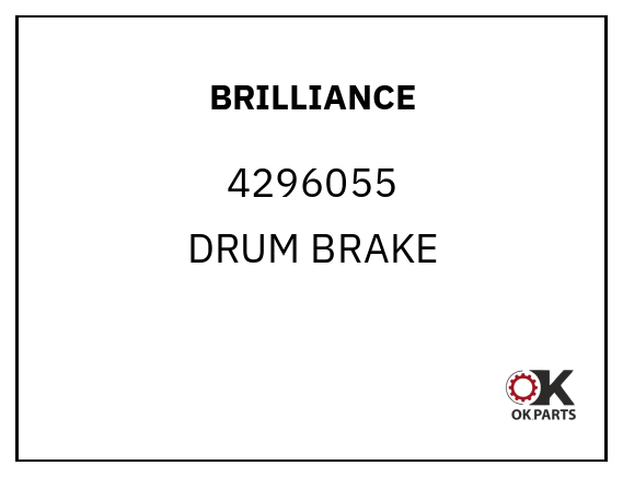 BRILLIANCE 4296055 DRUM BRAKE