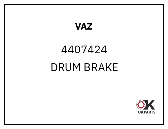 VAZ 4407424 DRUM BRAKE