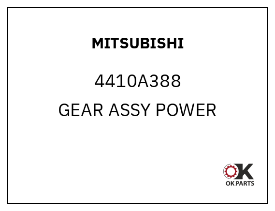 MITSUBISHI 4410A388 GEAR ASSY POWER