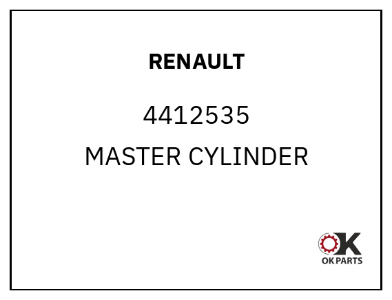 RENAULT 4412535 MASTER CYLINDER