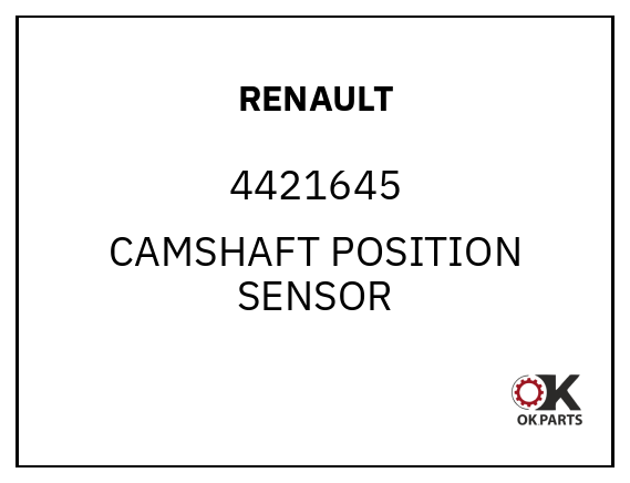 RENAULT 4421645 CAMSHAFT POSITION SENSOR