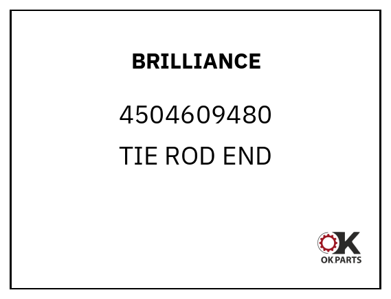 BRILLIANCE 4504609480 TIE ROD END