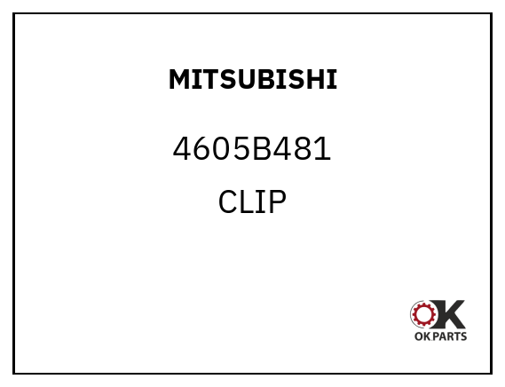 MITSUBISHI 4605B481 CLIP