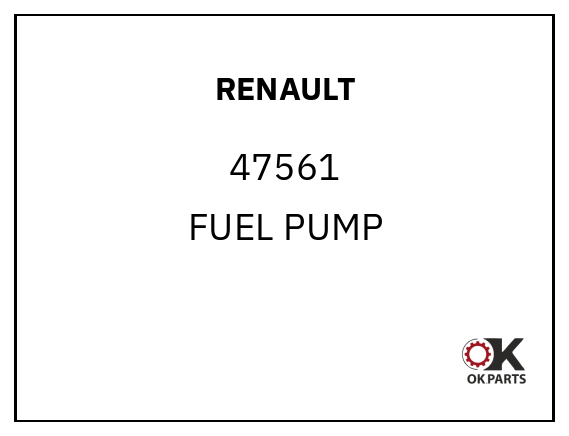 RENAULT 47561 FUEL PUMP