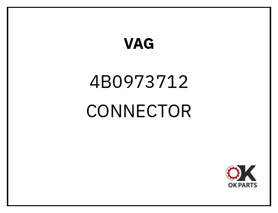 VAG 4B0973712 CONNECTOR