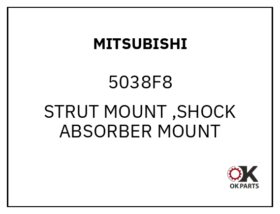 MITSUBISHI 5038F8 STRUT MOUNT ,SHOCK ABSORBER MOUNT