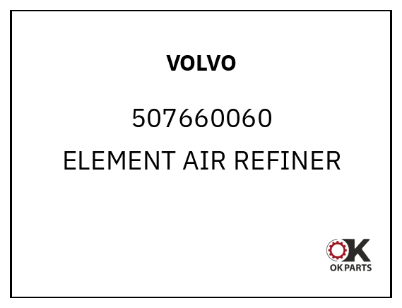 VOLVO 507660060 ELEMENT AIR REFINER