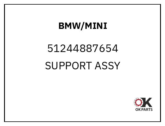 BMW/MINI 51244887654 SUPPORT ASSY