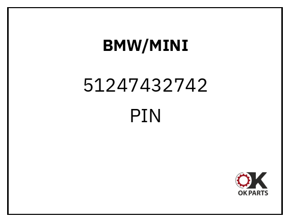 BMW/MINI 51247432742 PIN
