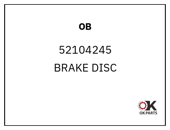 OB 52104245 BRAKE DISC