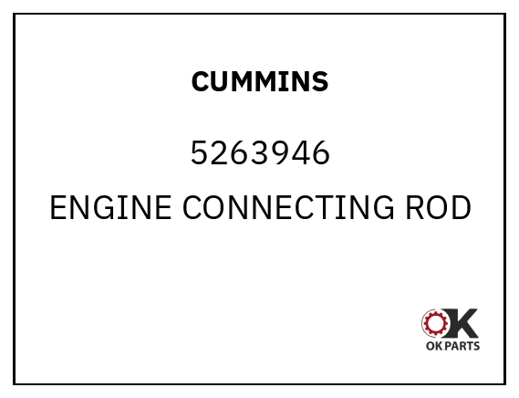 CUMMINS 5263946 ENGINE CONNECTING ROD