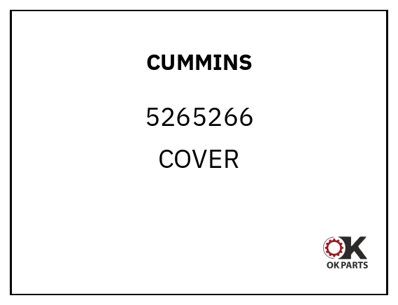 CUMMINS 5265266 COVER
