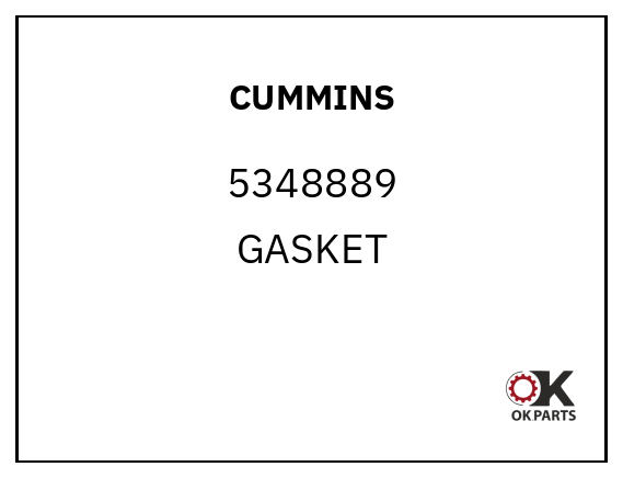 CUMMINS 5348889 GASKET