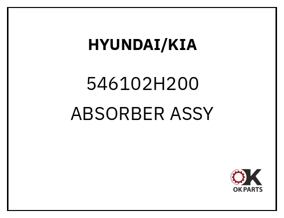 HYUNDAI/KIA 546102H200 ABSORBER ASSY
