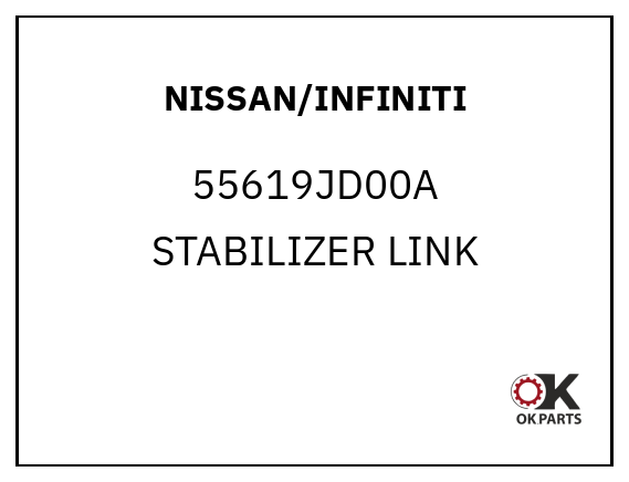 NISSAN/INFINITI 55619JD00A STABILIZER LINK