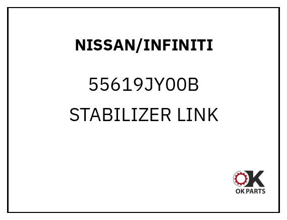 NISSAN/INFINITI 55619JY00B STABILIZER LINK