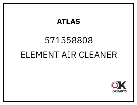 ATLAS 571558808 ELEMENT AIR CLEANER