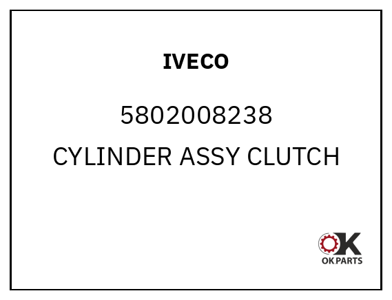 IVECO 5802008238 CYLINDER ASSY CLUTCH