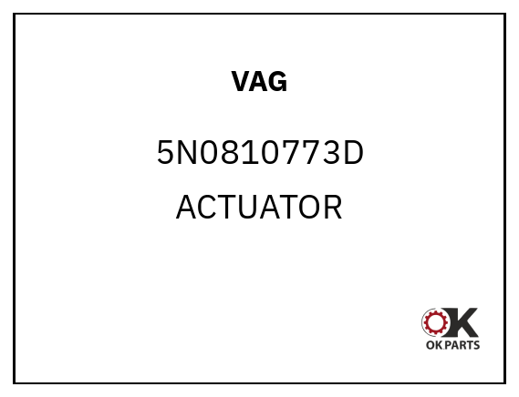 VAG 5N0810773D ACTUATOR