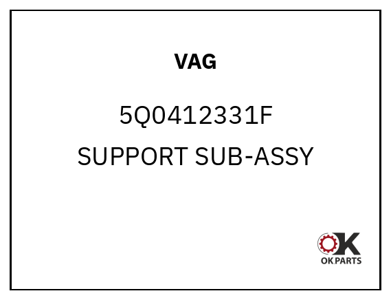 VAG 5Q0412331F SUPPORT SUB-ASSY