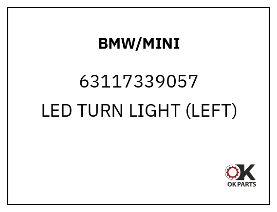 BMW/MINI 63117339057 LED TURN LIGHT (LEFT)
