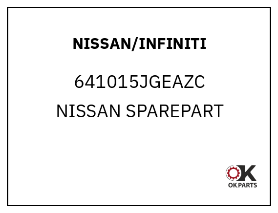 NISSAN/INFINITI 641015JGEAZC NISSAN SPAREPART