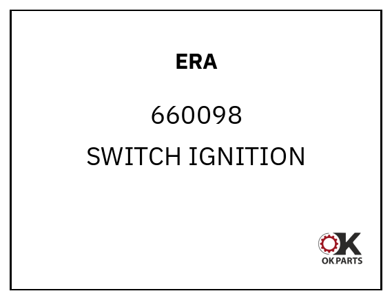 ERA 660098 SWITCH IGNITION