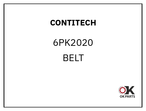 CONTITECH 6PK2020 BELT
