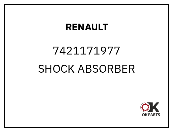 RENAULT 7421171977 SHOCK ABSORBER