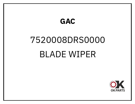 GAC 7520008DRS0000 BLADE WIPER