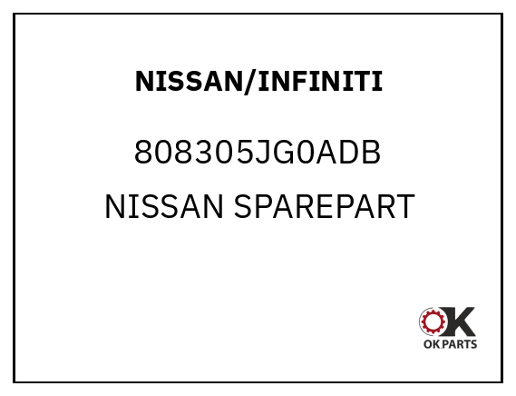 NISSAN/INFINITI 808305JG0ADB NISSAN SPAREPART