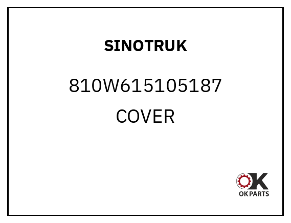 SINOTRUK 810W615105187 COVER