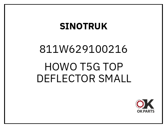 SINOTRUK 811W629100216 HOWO T5G TOP DEFLECTOR SMALL