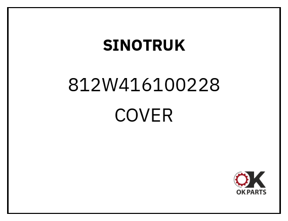 SINOTRUK 812W416100228 COVER