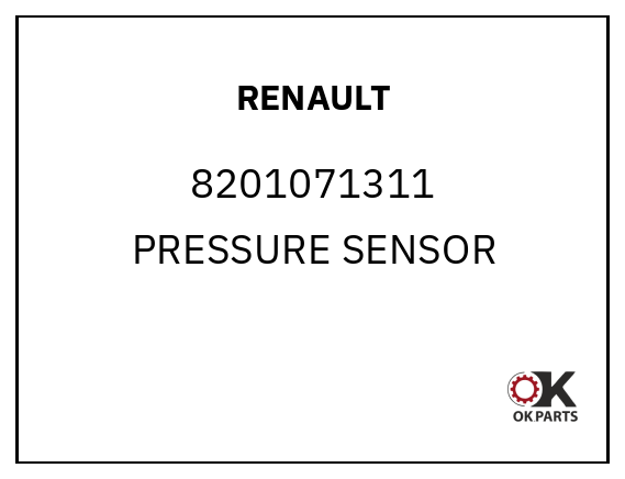 RENAULT 8201071311 PRESSURE SENSOR