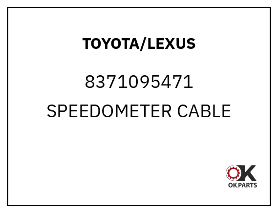 TOYOTA/LEXUS 8371095471 SPEEDOMETER CABLE
