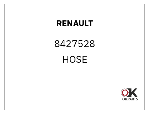RENAULT 8427528 HOSE
