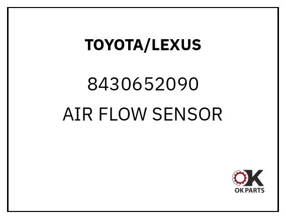TOYOTA/LEXUS 8430652090 AIR FLOW SENSOR