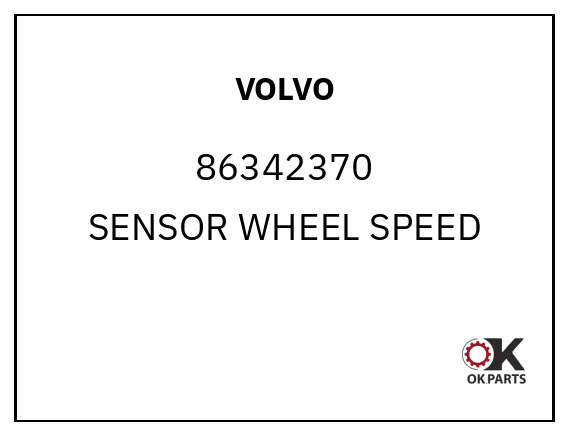 VOLVO 86342370 SENSOR WHEEL SPEED