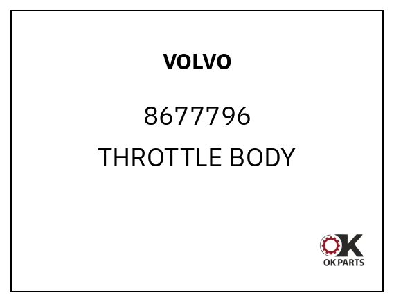 VOLVO 8677796 THROTTLE BODY
