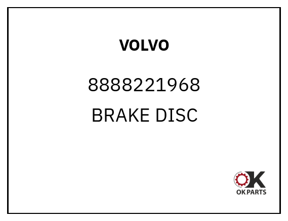 VOLVO 8888221968 BRAKE DISC