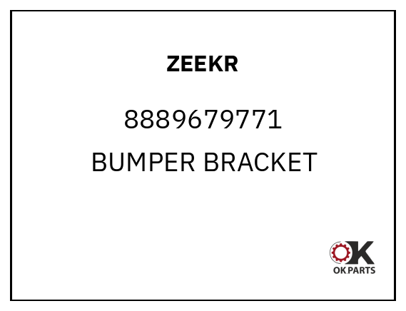 ZEEKR 8889679771 BUMPER BRACKET
