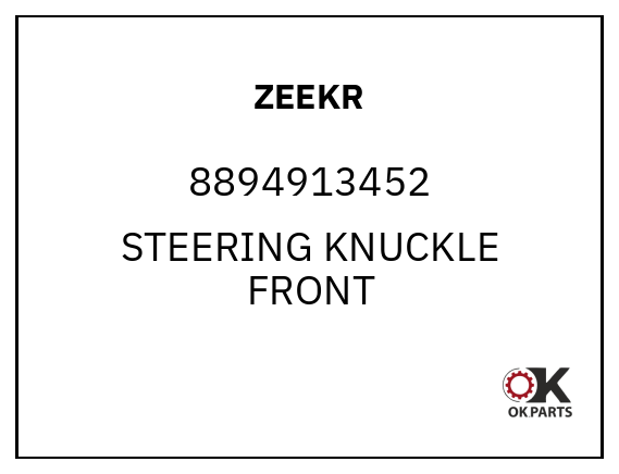 ZEEKR 8894913452 STEERING KNUCKLE FRONT