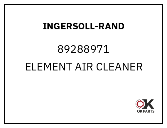 INGERSOLL-RAND 89288971 ELEMENT AIR CLEANER
