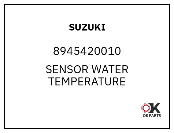 SUZUKI 8945420010 SENSOR WATER TEMPERATURE