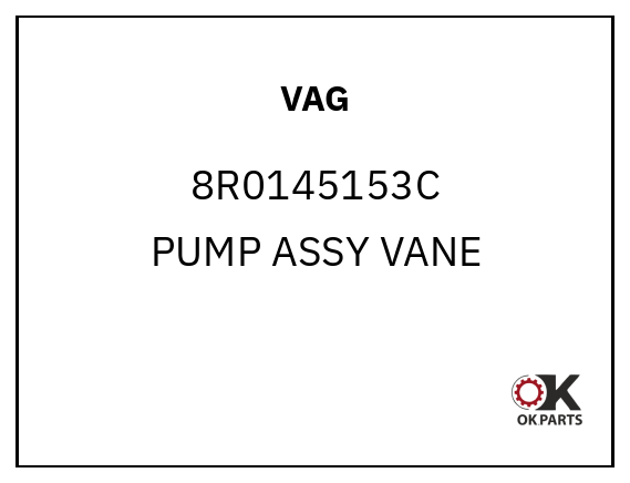 VAG 8R0145153C PUMP ASSY VANE